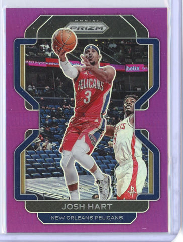 2021 Panini Prizm Josh Hart Purple /99 Card 48