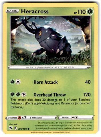 2022 Sword & Shield - Astral Radiance Heracross Card 8 Default Title