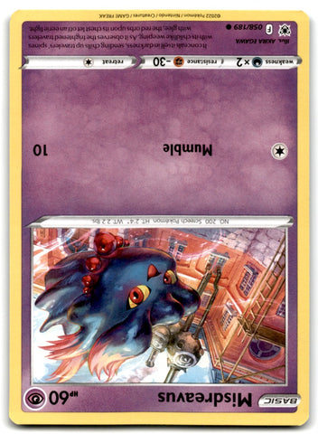 2022 Sword & Shield - Astral Radiance Misdreavus Card 58 Default Title