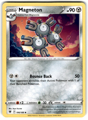 2022 Sword & Shield - Astral Radiance Magneton Card 106 Default Title