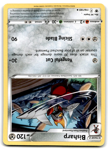 2022 Sword & Shield - Astral Radiance Bisharp Card 116 Default Title