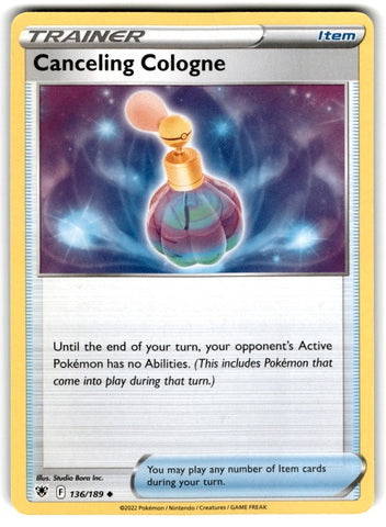2022 Sword & Shield - Astral Radiance Canceling Cologne Card 136 Default Title