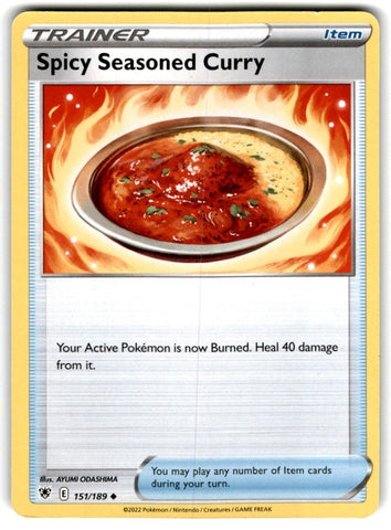 2022 Sword & Shield - Astral Radiance Spicy Seasoned Curry Card 151 Default Title