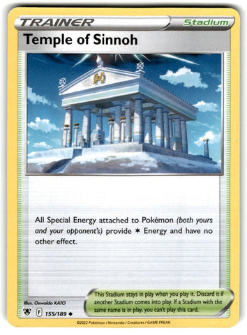 2022 Sword & Shield - Astral Radiance Temple of Sinnoh Card 155 Default Title