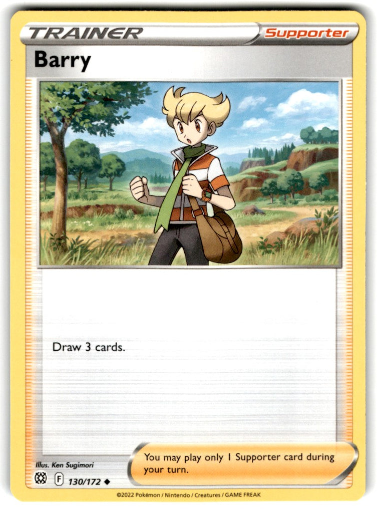 2022 Pokemon Sword & Shield - Brilliant Stars Barry Card 130 Default Title
