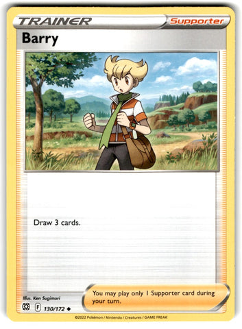 2022 Pokemon Sword & Shield - Brilliant Stars Barry Card 130 Default Title