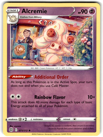 2022 Pokemon Sword & Shield - Brilliant Stars Alcremie Card 71 Default Title