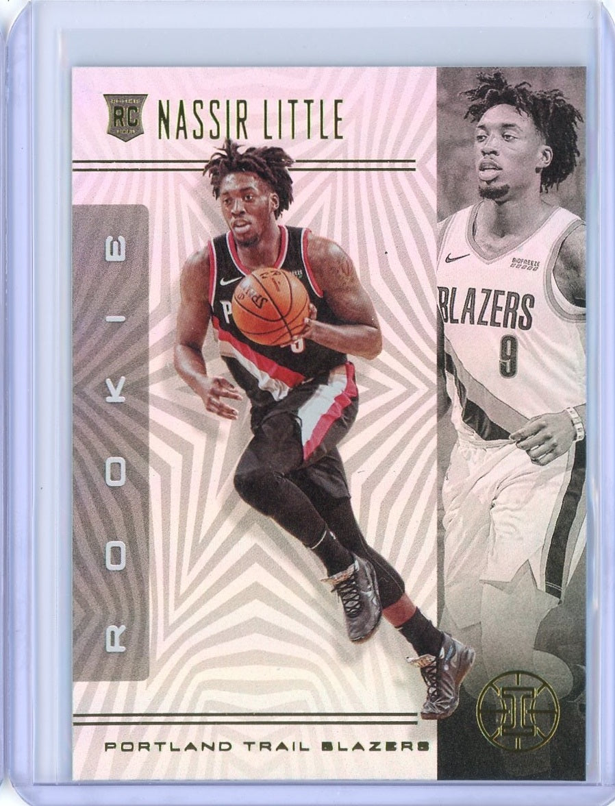 2019-2020 Panini Illusions Basketball Nassir Little RC Card #189