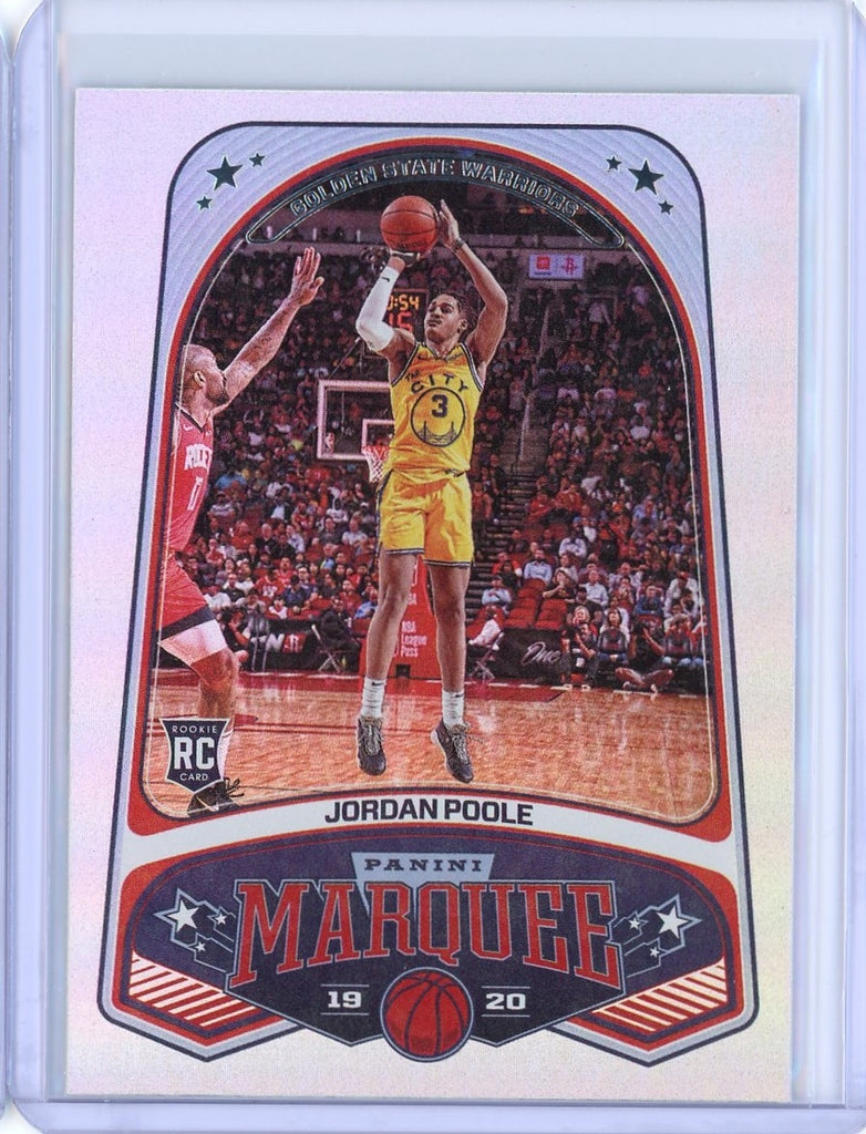 2019-2020 Panini Chronicles Basketball Jordan Poole Marquee RC Card #264