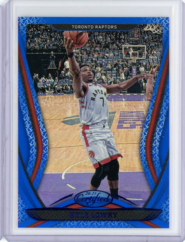 2020-21 Panini Certified Basketball Kyle Lowry Blue Card #23