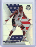 2019-20 Panini Mosaic Basketball Patrick Ewing USA Silver Prizm Card #253