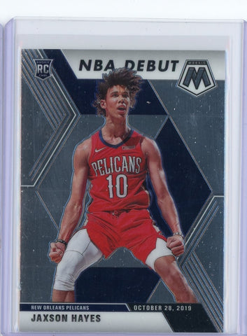 2019-20 Panini Mosaic Basketball Jaxson Hayes NBA Debut Card #267