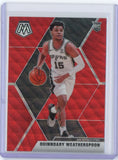 2019-20 Panini Mosaic Basketball Quinndary Weatherspoon Red Wave Card #204