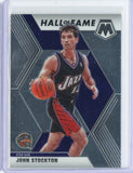 2019-20 Panini Mosaic Basketball John Stockton Hall of Fame Card #293