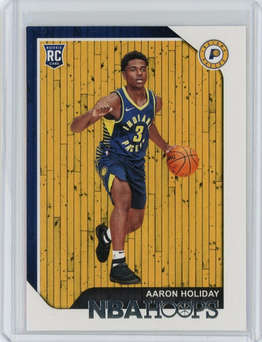 2018-19 Panini NBA Hoops Basketball Aaron Holiday RC Card #267