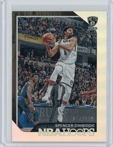 2018-19 Panini NBA Hoops Basketball Spencer Dinwiddie /199 Card #10