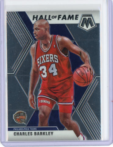 2019-20 Panini Mosaic Basketball Charles Barkley Hall of Fame Card #282