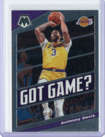 2019-20 Panini Mosaic Basketball Anthony Davis Got Game? Card #6