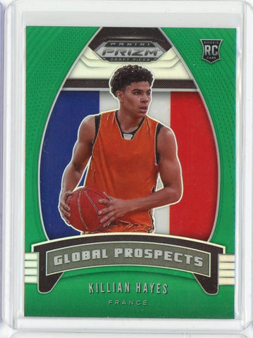 2020-21 Panini Prizm Draft Picks Basketball Killian Hayes Global Prospects Green Card #96