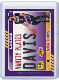 2020-21 Panini NBA Hoops Basketball Anthony Davis Vanity Plates Card #7