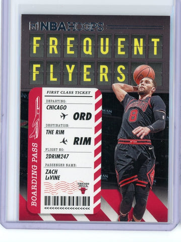 2020-21 Panini NBA Hoops Basketball Zac Lavine Frequent Flyers Card #12