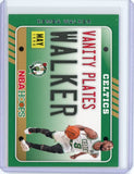 2020-21 Panini NBA Hoops Basketball Kembla Walker Vanity Plates Card #18