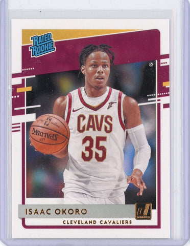 2020-2021 Panini Donruss Basketball Isaac Okoro RC Card #203