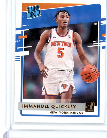 2020-2021 Panini Donruss Basketball Immanuel Quickley RC Card #213
