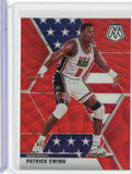 2019-2020 Panini Mosaic Basketball Patrick Ewing Red Wave Card #253