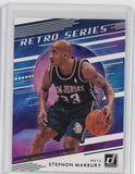 2020-2021 Panini Donurss Basketball Stephon Marbury Retro Series Card #21