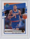 2020-21 Panini Donruss Basketball Obi Toppin RC Card #229