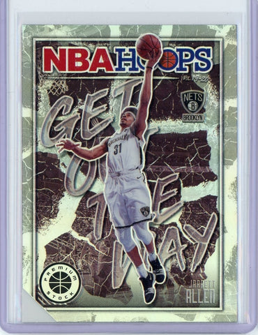 2020-21 Panini NBA Hoops Basketball Jarrett Allen Get out the Way Silver Card #15