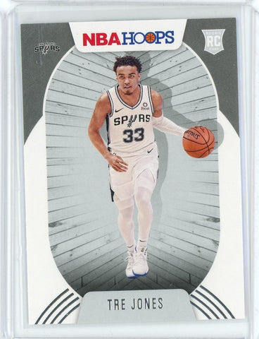 2020-21 Panini NBA Hoops Basketball Tre Jones RC Card #208