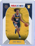 2020-21 Panini NBA Hoops Basketball Zeke Nnaji RC Card #235