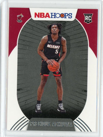 2020-21 Panini NBA Hoops Basketball Precious Achiuwa RC Card #210