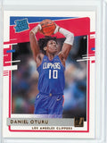 2020-21 Panini Donruss Basketball Daniel Oturu RC Card #217