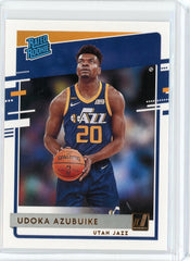 2020-21 Panini Donruss Basketball Udoka Zaubuike RC Card #214