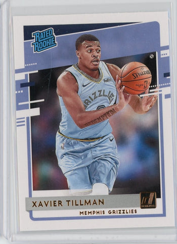 2020-21 Panini Donruss Basketball Xavier Tillman RC Card #218