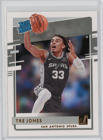 2020-21 Panini Donruss Basketball Tre Jones RC Card #244