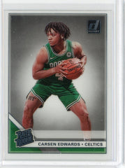 2019-2020 Panini Clearly Donruss Basketball Carsen Edwards RC Card #81