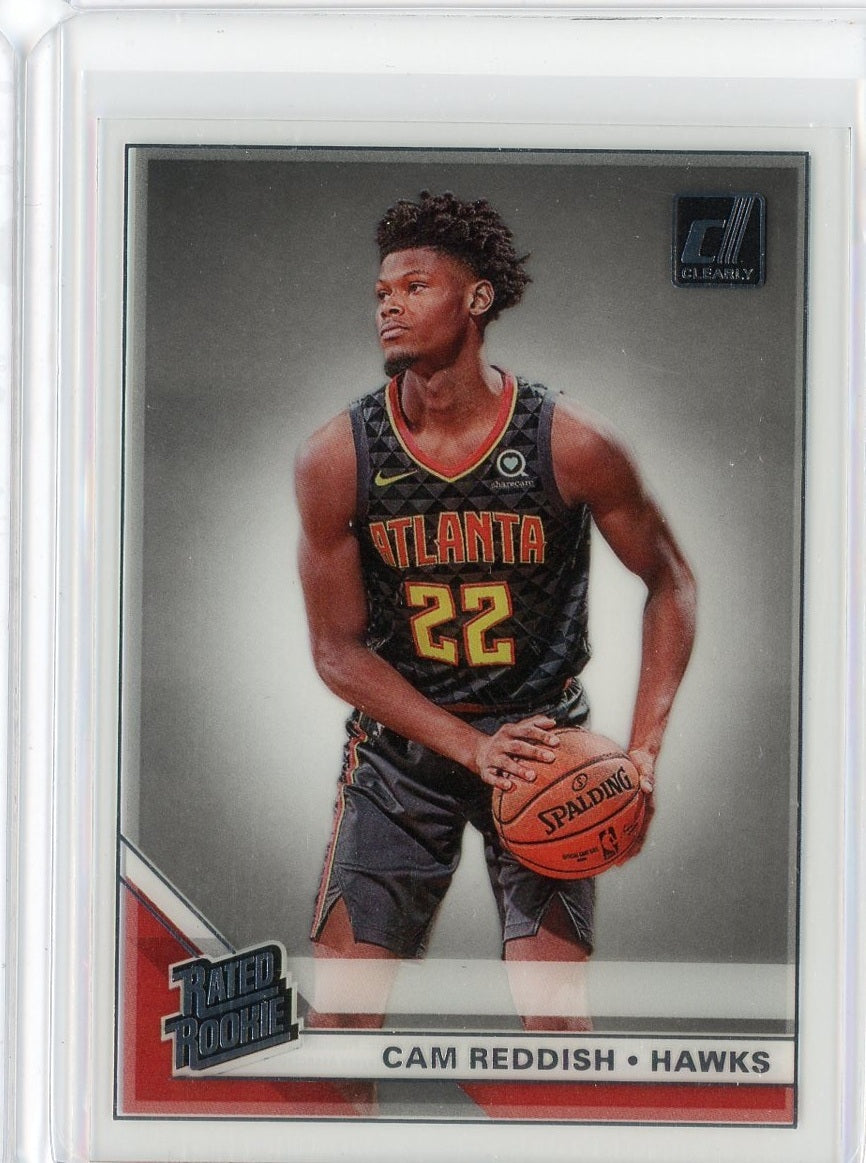 2019-2020 Panini Clearly Donruss Basketball Cam Reddish RC Card #59