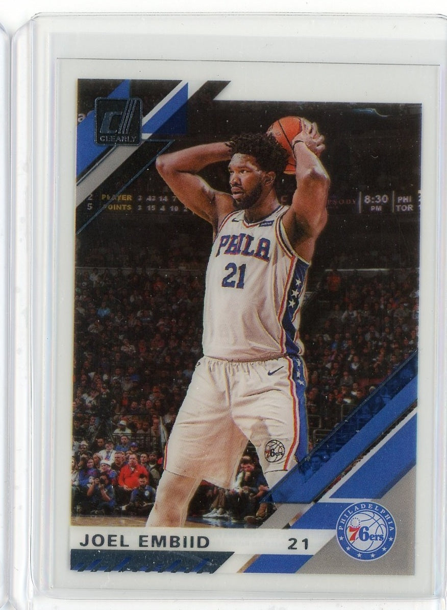 2019-2020 Panini Clearly Donruss Basketball Joel Embid Card #34
