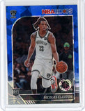 2019-2020 Panini NBA Hoops Premium Basketball Nicolas Claxton Blue Cracked Ice Prizm Card #241