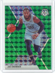 2019-2020 Panini Mosaic Basketball Jae Crowder Reactive Orange Prizm Card #56