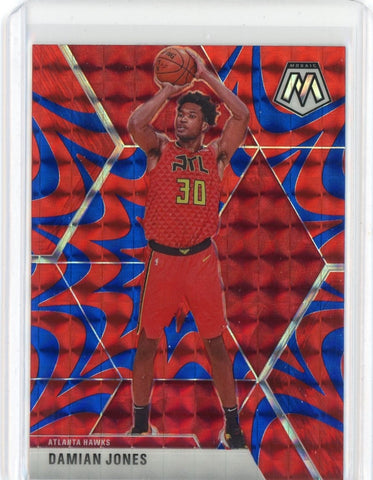 2019-2020 Panini NBA Mosaic  Basketball Damian Jones Reactive Blue Prizm Card #34