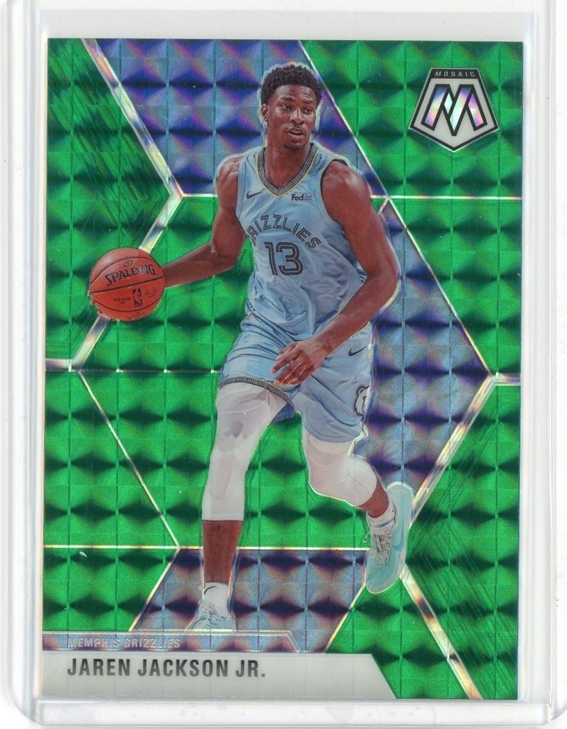 2019-2020 Panini NBA Mosaic  Basketball Jaren Jackson Jr Green Prizm Card #76
