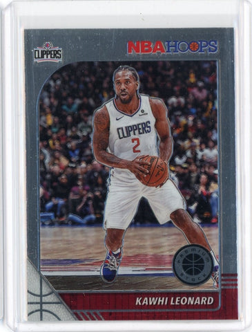 2019-2020 Panini NBA Hoops Premium Baksetball Kawhi Leonard Card #177