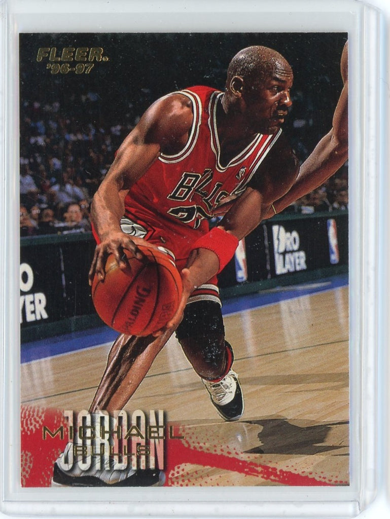 1996-97 Fleer Basketball Michael Jordan Card #13