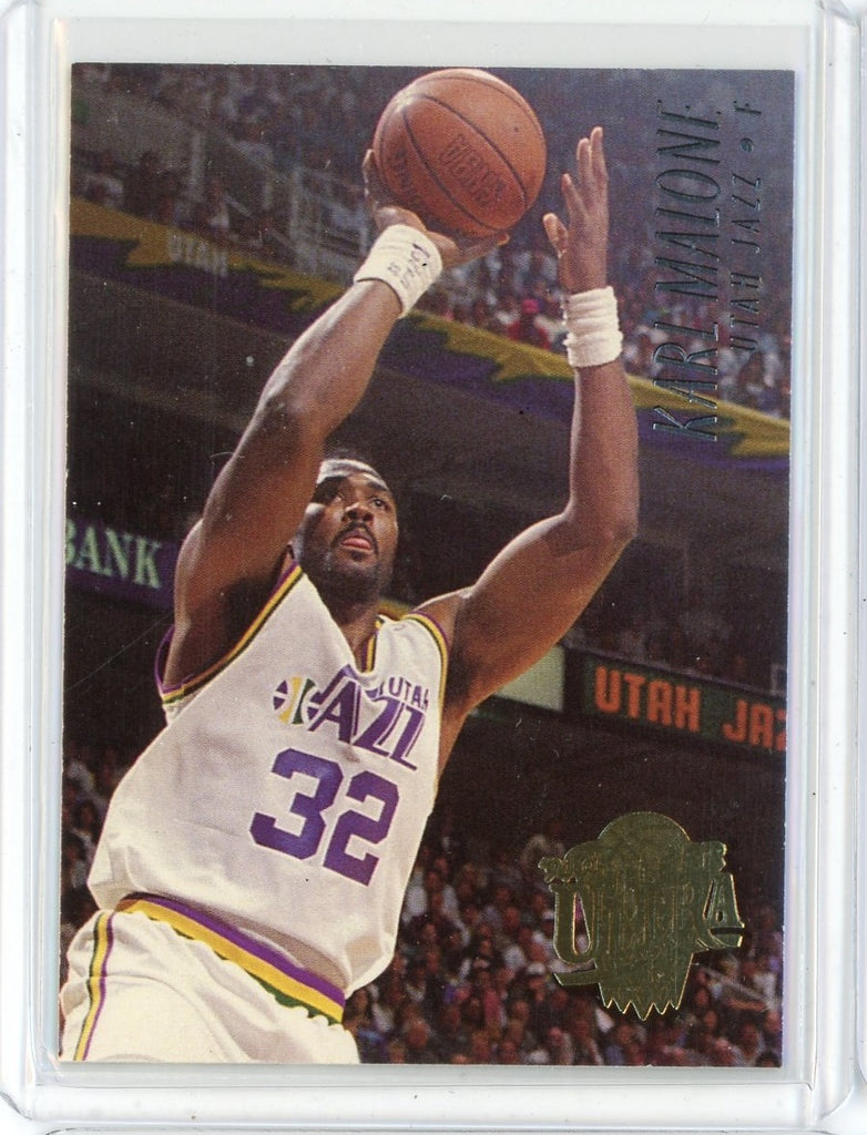 1994-95 Fleer Ultra Basketball Karl Malone Card #186