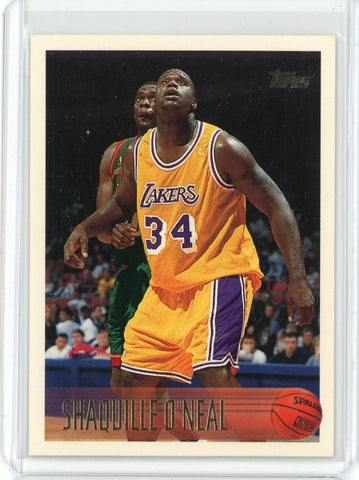 1996-97 Topps Basketball Shaquille O'Neal Card #220